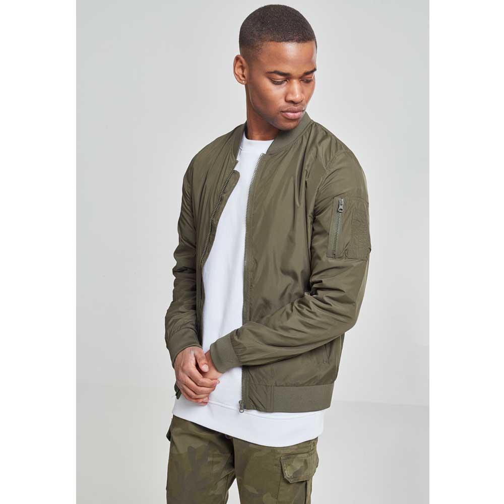 Urban Classics Urban Classics Bomber jacket Tiger Light Urban Classics Urban Classics Bomber jacket Light White